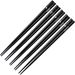 Kanji Chopsticks Set of 5 Pairs in Plastic Packet